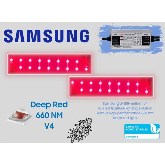 Booster Premium V4 Samsung LH351H V4 660Nm - 70 Watt